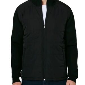 NWT Infinity Men's Mixed Media Jacket black